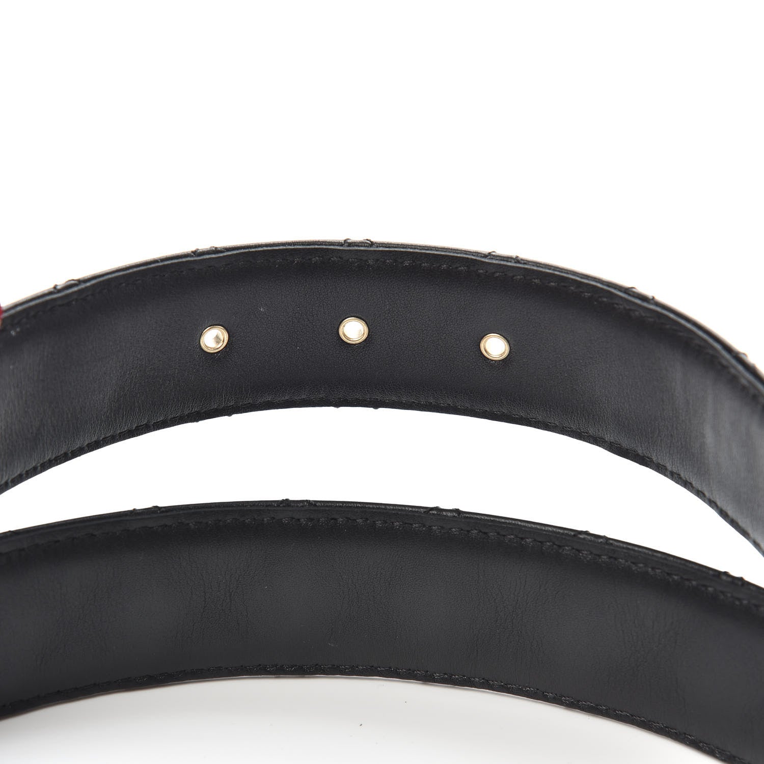 Chanel Lambskin Quilted CC Chain Belt 85 34 Black 3 of 5