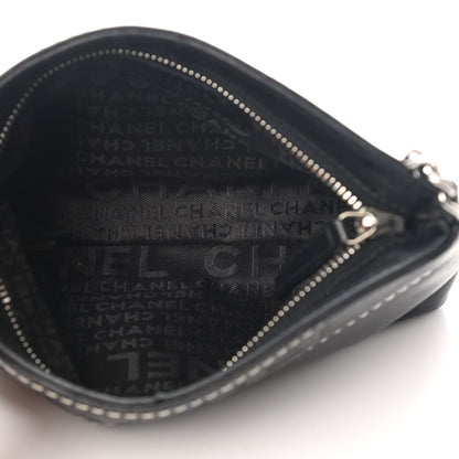 Chanel Lambskin Lax Pochette Black 5 of 9