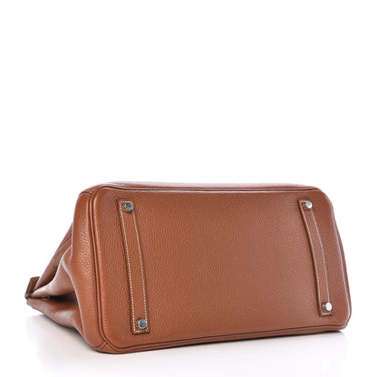 Hermes Taurillon Clemence Birkin 35 Gold 5 of 39