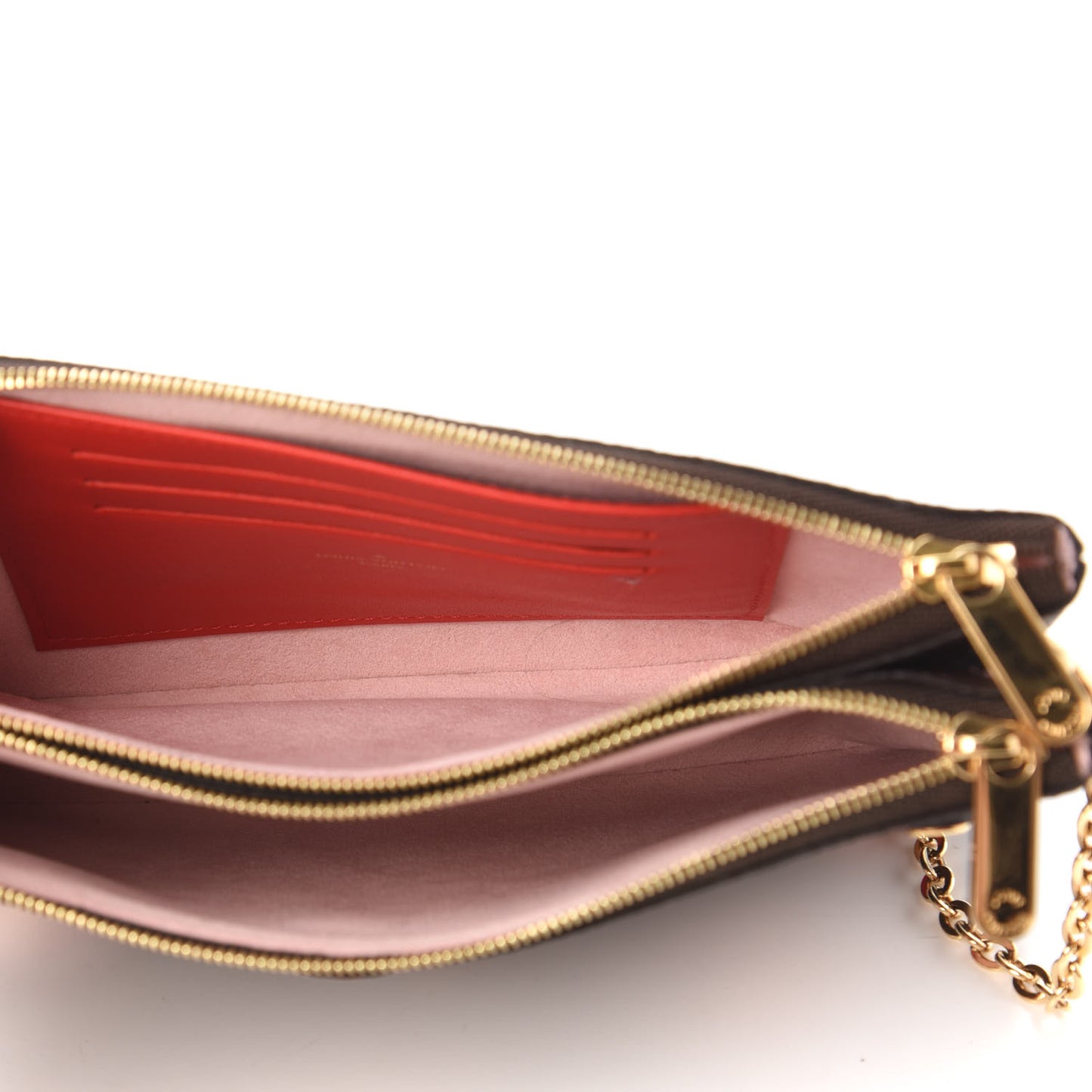 Monogram Blooming Flowers Double Zip Pochette