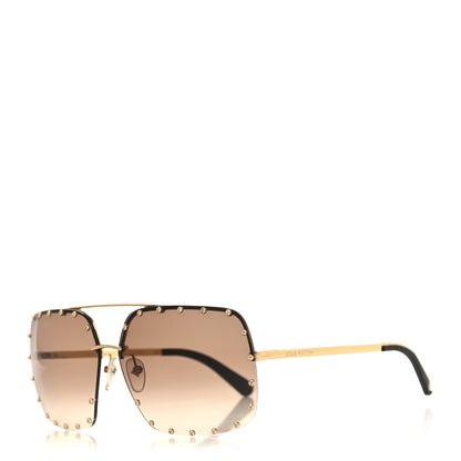 Louis Vuitton The Party Square Gradient Sunglasses Z2353W Brown 1 of 7