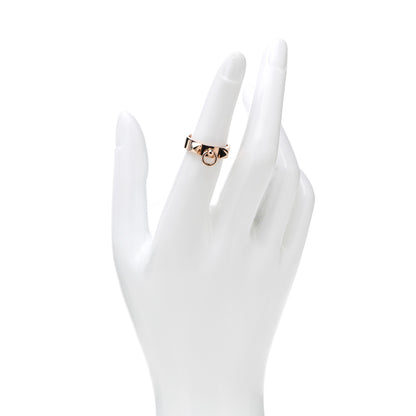 Hermes 18K Rose Gold PM Collier De Chien Ring 51 5.75 2 of 6