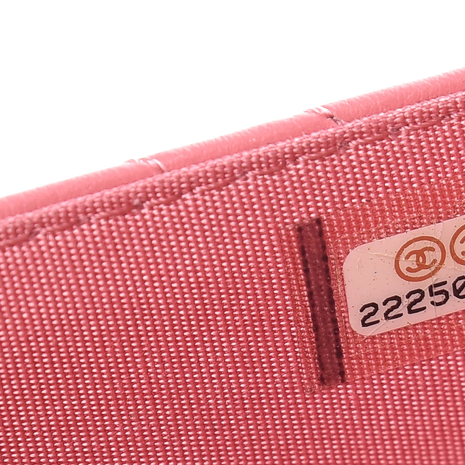 Chanel Calfskin Chevron Quilted Boy Wallet On Chain WOC Pink 8 of 13