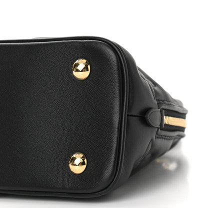 Louis Vuitton Calfskin Bubblegram Alma BB Black 9 of 10