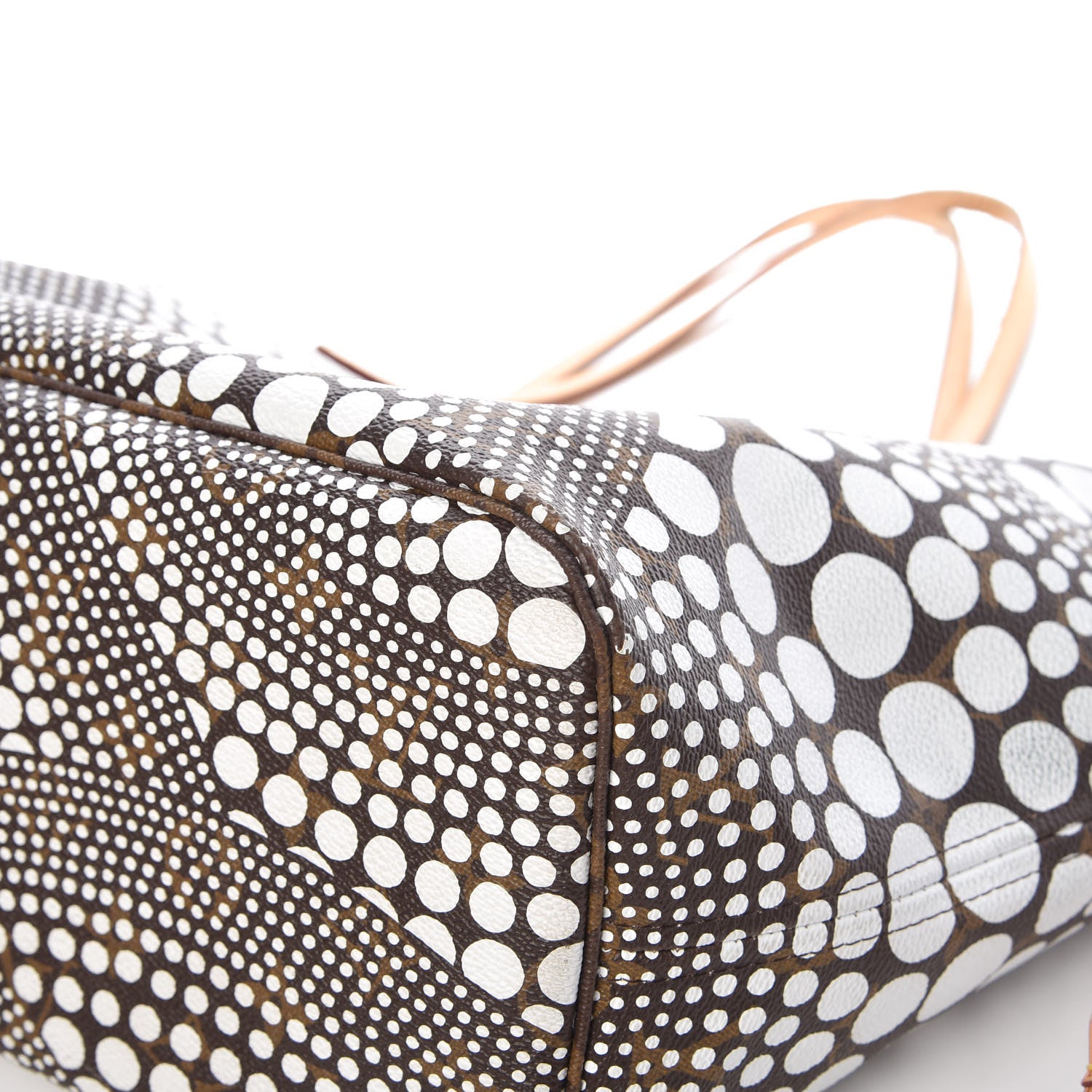 Louis Vuitton Monogram Kusama Waves Neverfull MM White 11 of 13