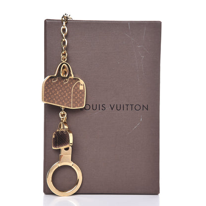 Louis Vuitton Monogram Iconic Speedy Bag Charm Chain Gold 4 of 4