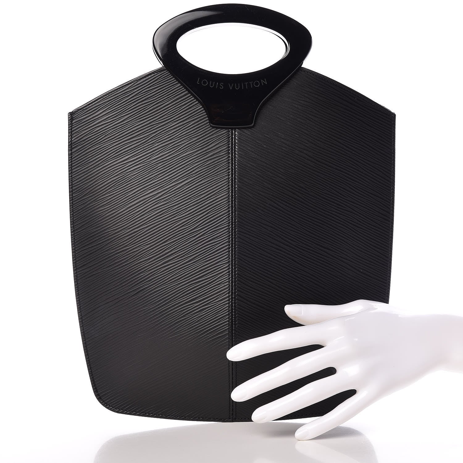 Louis Vuitton Epi Demi Lune Tote Black 2 of 9