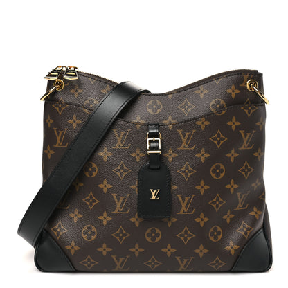 Louis Vuitton Monogram Odeon MM Black 1 of 9