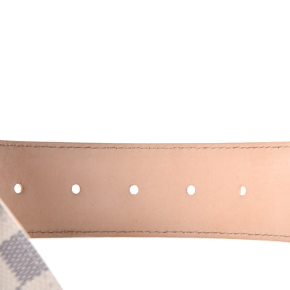 Louis Vuitton Damier Azur LV Initiales Belt 85 34 5 of 11