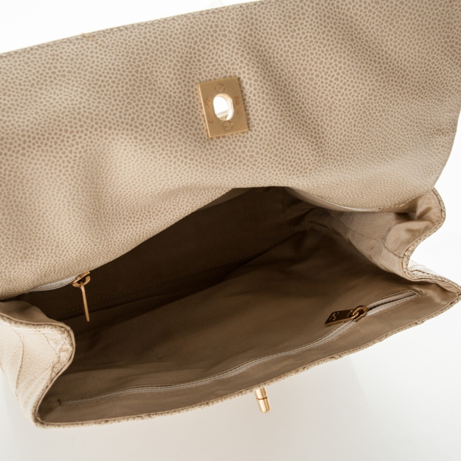 Chanel Caviar Diamond Stitched Backpack Beige Clair 5 of 7