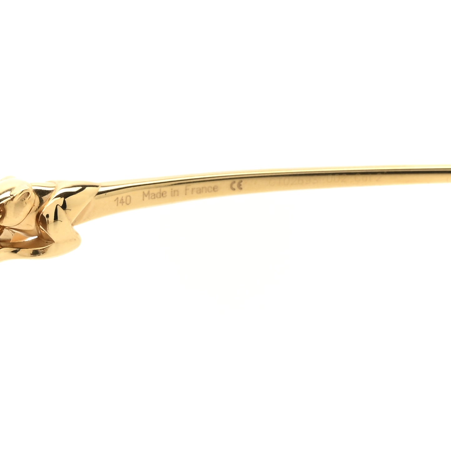 Panthere De Cartier Rimless Sunglasses CT0269S Brown