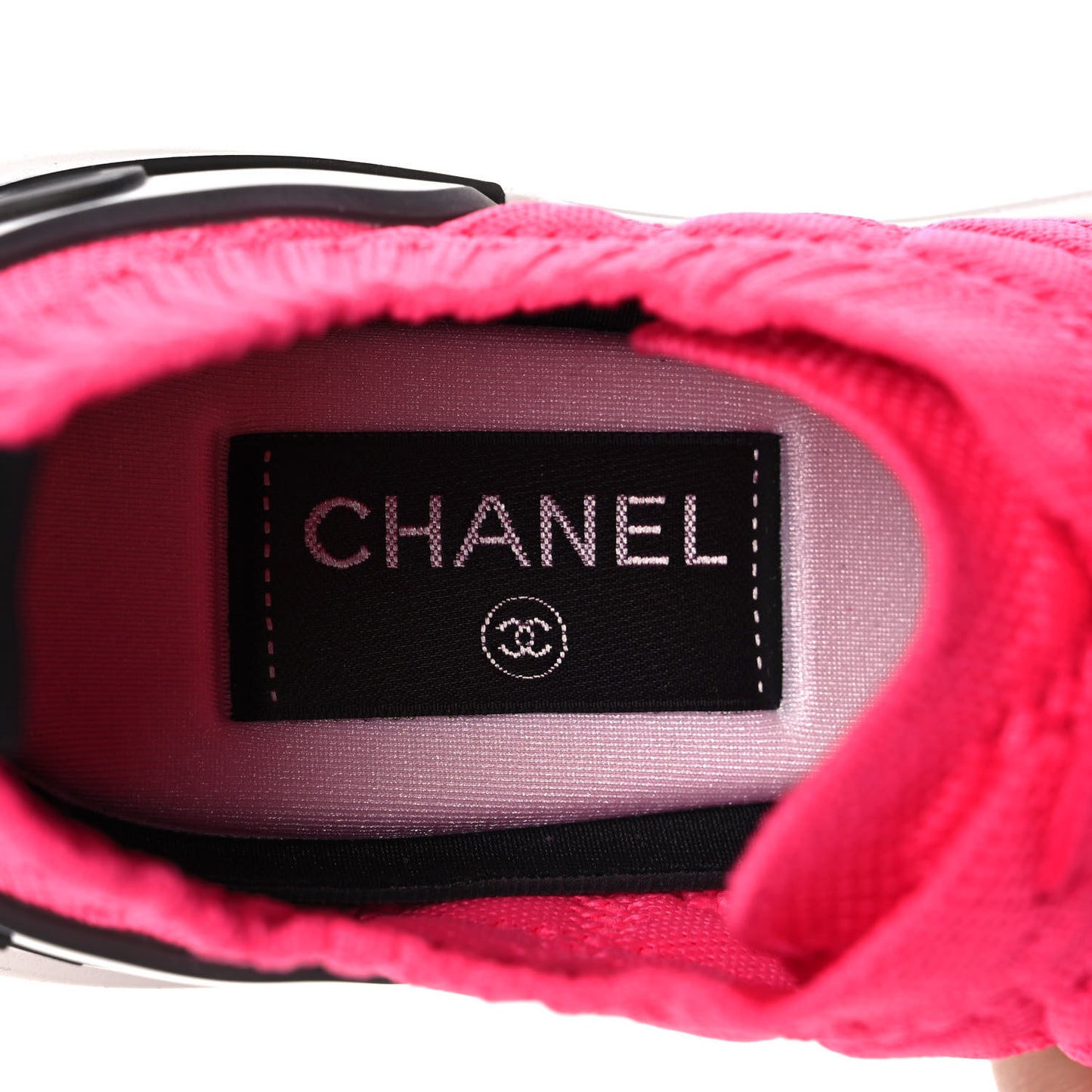 Mixed Fibers Quilted Womens CC Sneakers 35.5 Bright Pink