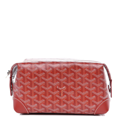 Goyard Goyardine Boeing 25 Trousse de Toilette Red 1 of 10
