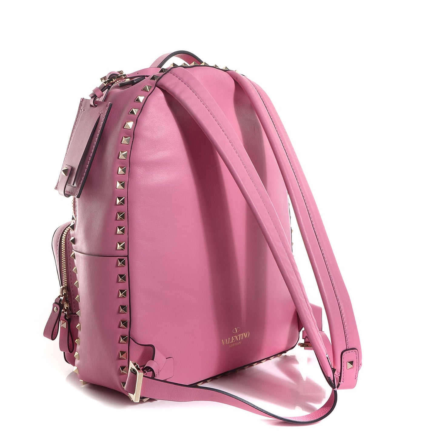 Vitello Medium Rockstud Backpack Ninphea