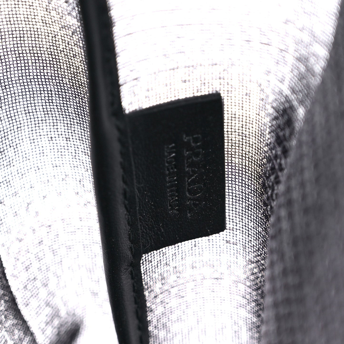 Sequin Mesh Small Tote Bag Black