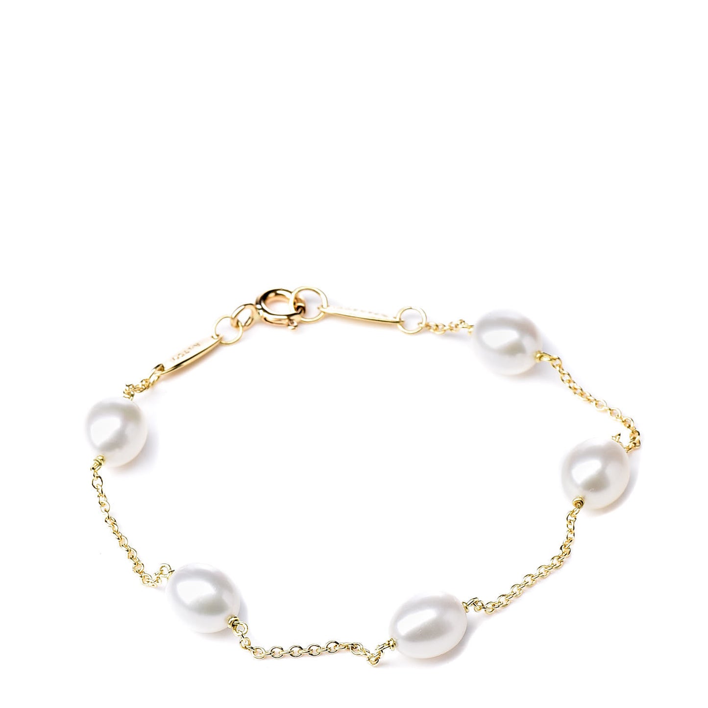18K Yellow Gold Pearl 6-6.5mm Elsa Peretti Pearls By The Yard Bracelet