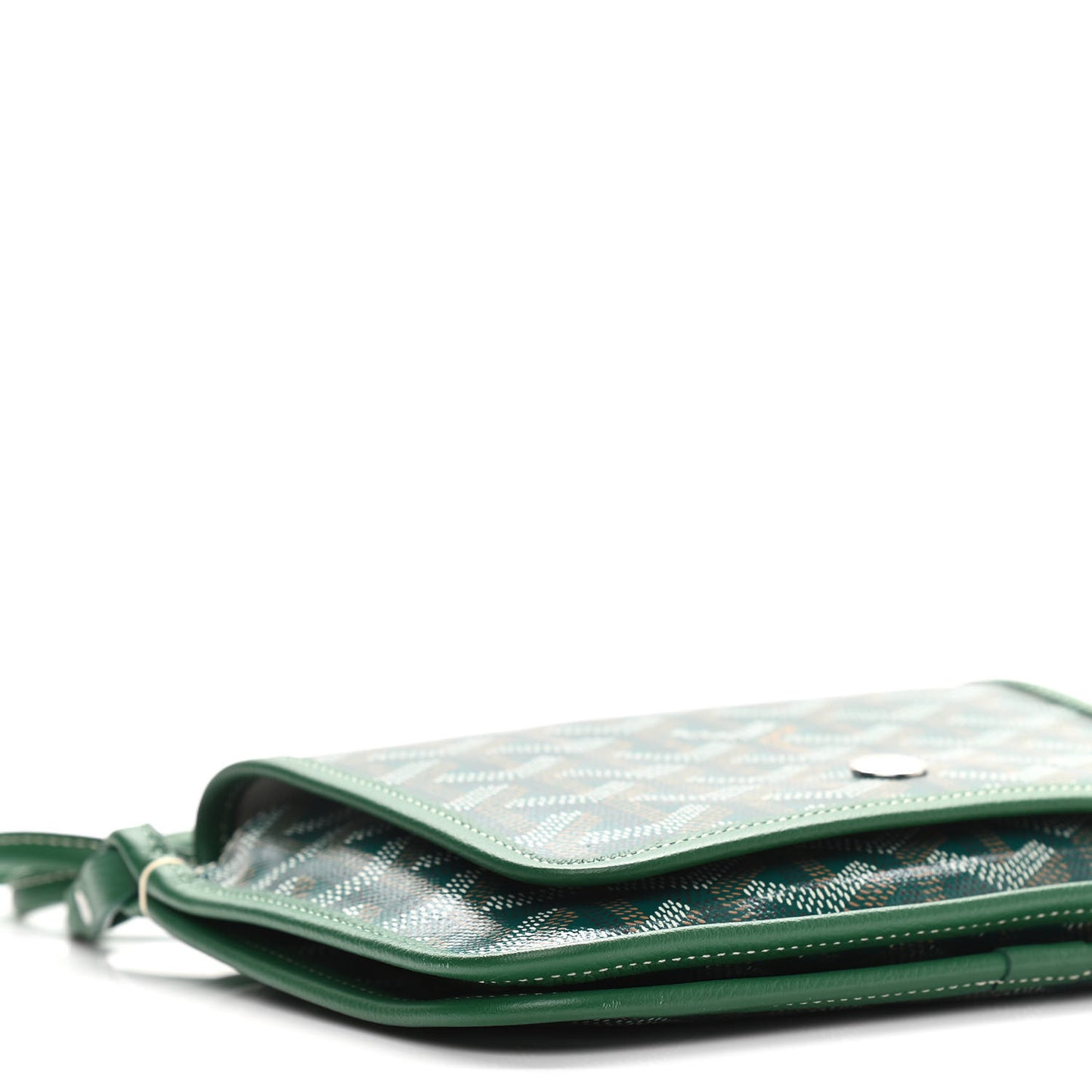 Goyardine Plumet Wallet Clutch Green