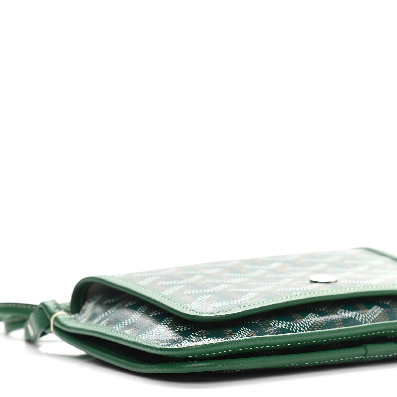 Goyard Goyardine Plumet Wallet Clutch Green 8 of 9