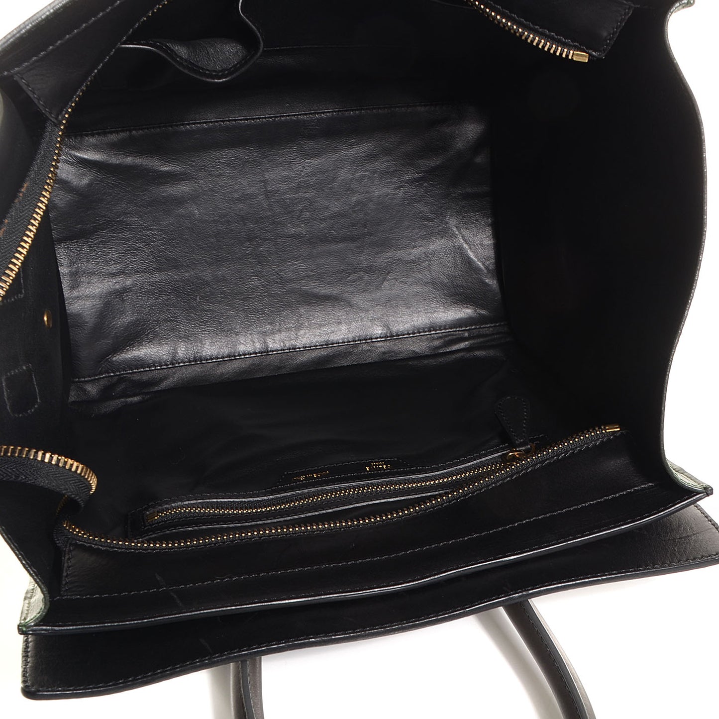 Smooth Calfskin Mini Tri-Color Luggage Forest
