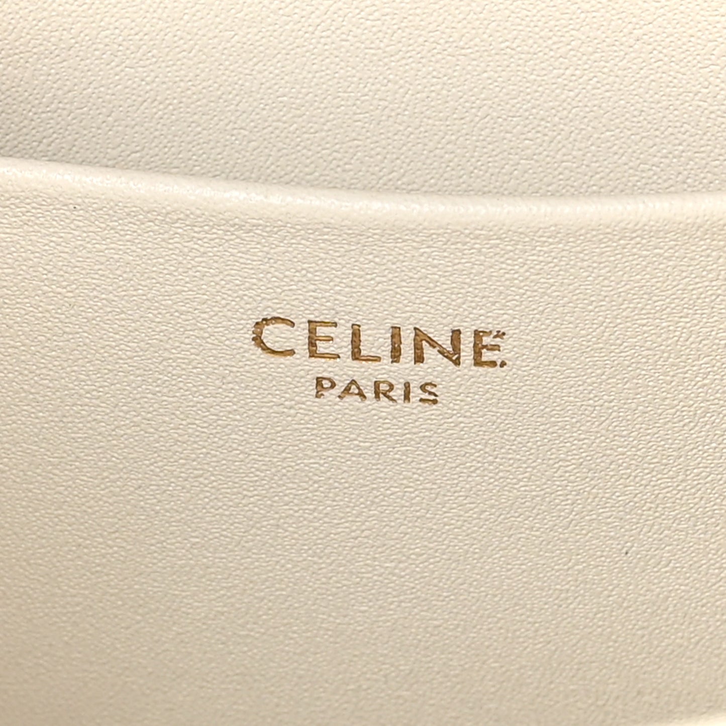 Shiny Calfskin Medium Tilly Triomphe Shoulder Bag Rice