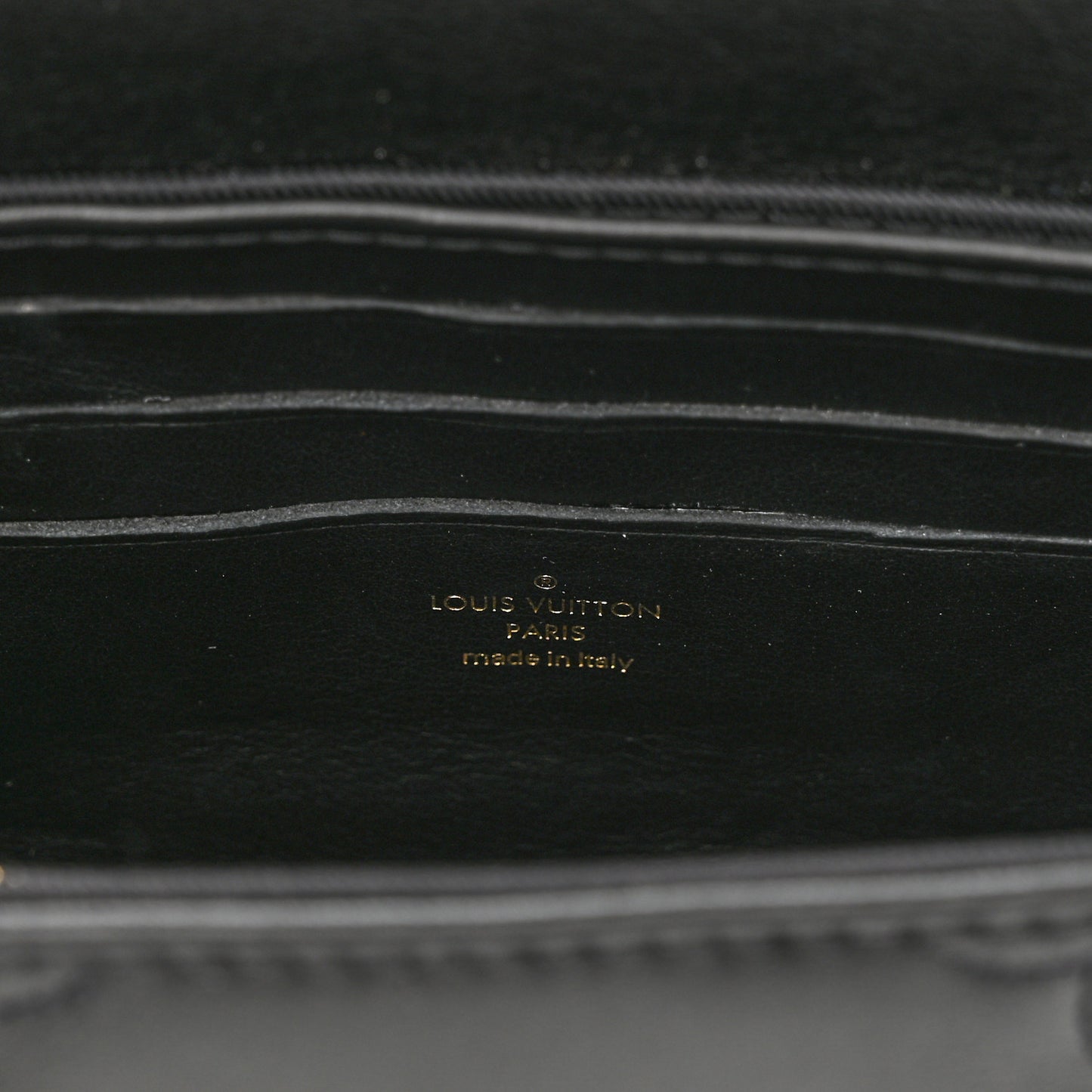 Calfskin Bubblegram Wallet On Strap Black