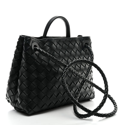 Bottega Veneta Nappa Intrecciato Small Andiamo Shoulder Bag Emerald Green 2 of 8