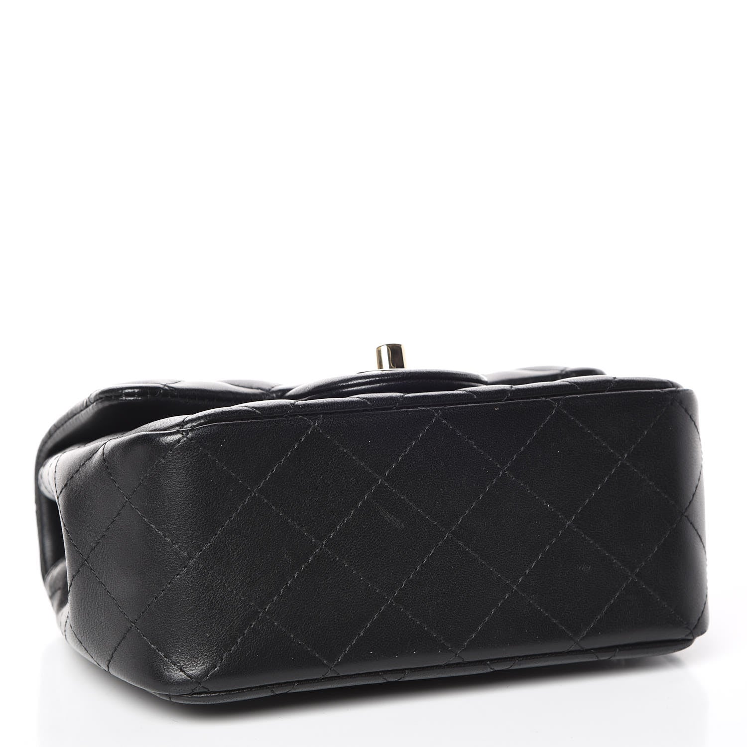 Chanel Lambskin Quilted Mini Square Flap Black 4 of 11