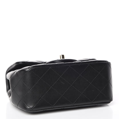Chanel Lambskin Quilted Mini Square Flap Black 4 of 11