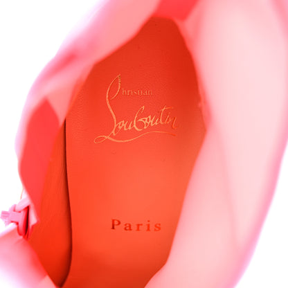 Christian Louboutin Iridescent Patent Crystal Jessie Joli Ankle Boot 40 Rose Fluorescent 6 of 7