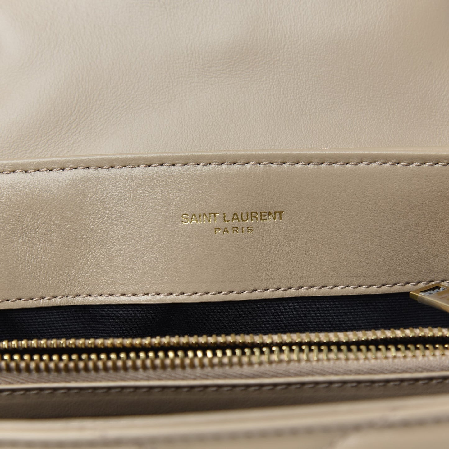 Calfskin Y Quilted Monogram Small Loulou Chain Satchel Dark Beige