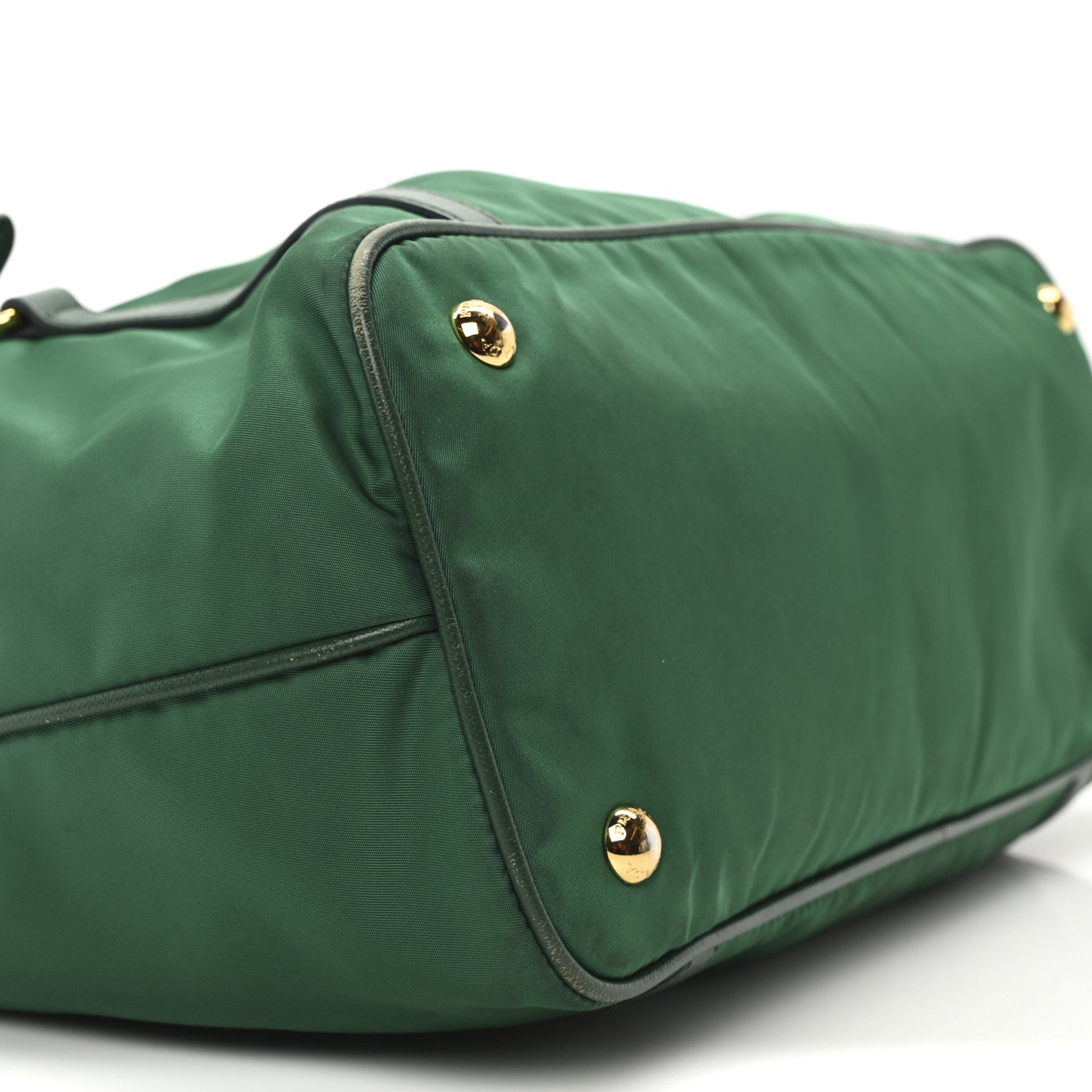 Prada Tessuto Nylon Saffiano Tote Oleandro 9 of 10