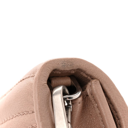 Prada Soft Calfskin Impunture Diagramme Chain Wallet Cipria 11 of 13