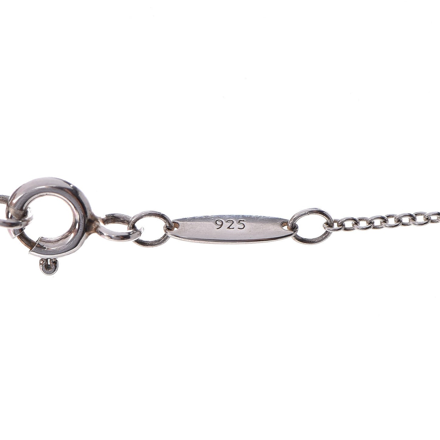 Sterling Silver Diamond .21ctw Elsa Peretti Diamonds by the Yard Seven Station Necklace
