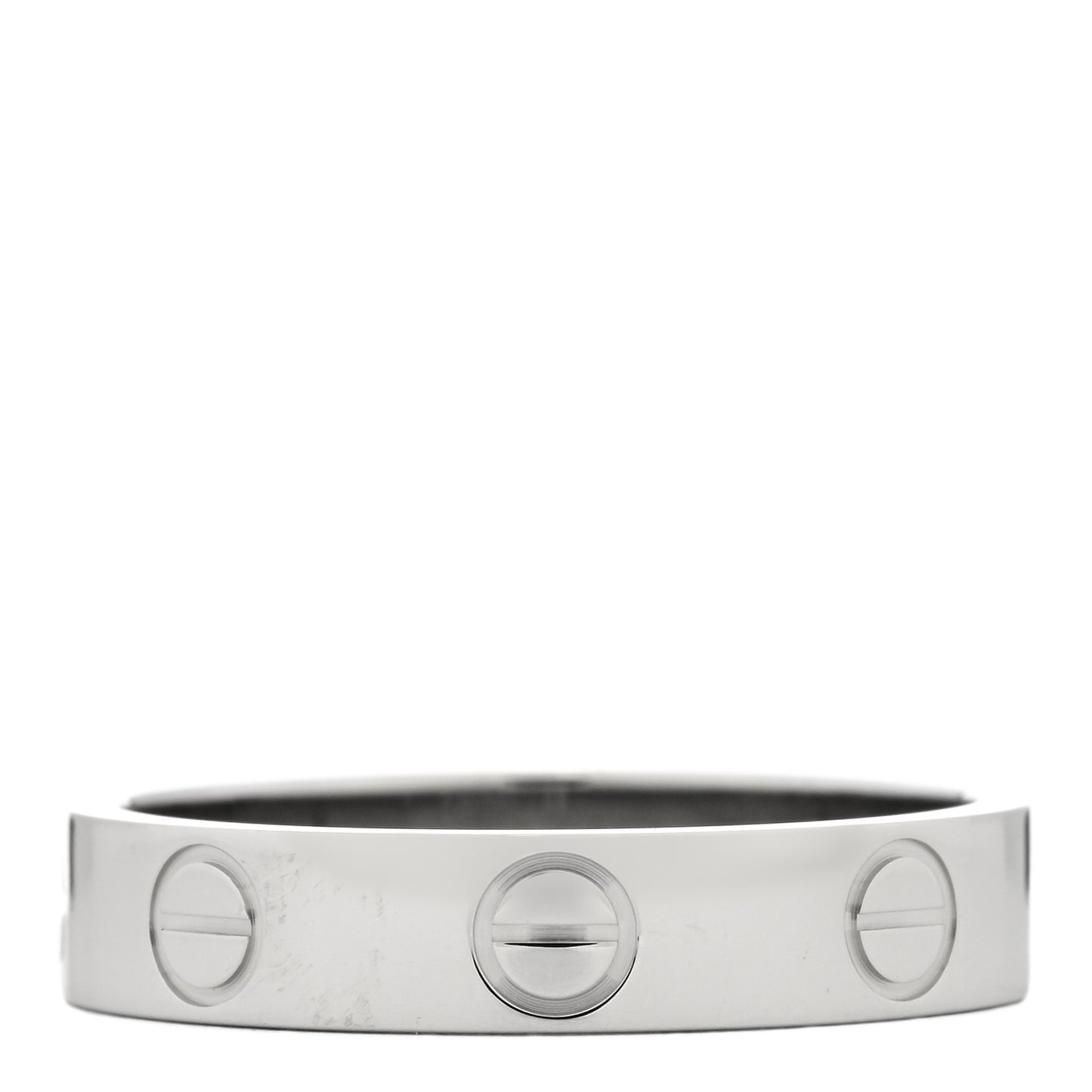Platinum 3.5mm LOVE Wedding Band Ring 49 4.75