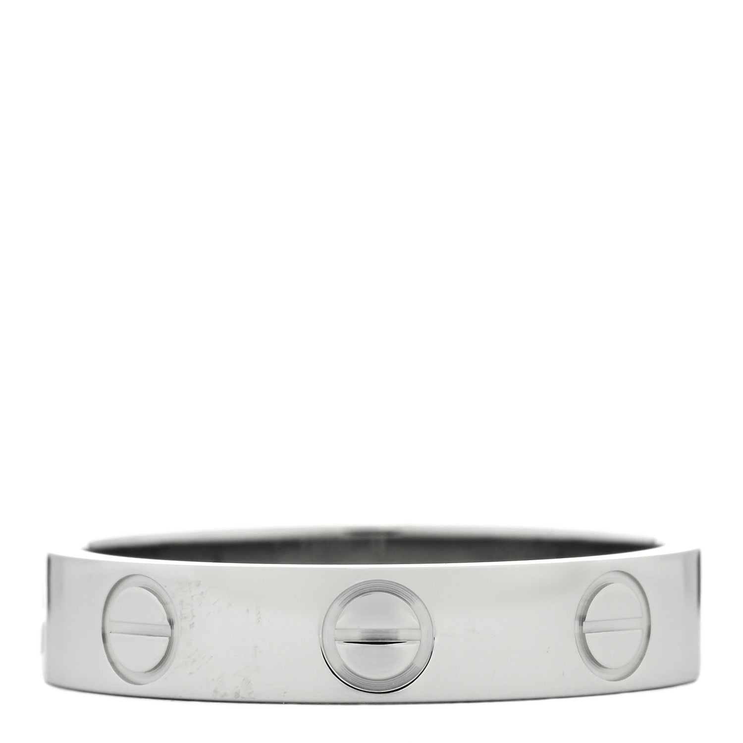 Cartier Platinum 3.5mm LOVE Wedding Band Ring 49 4.75 2 of 3