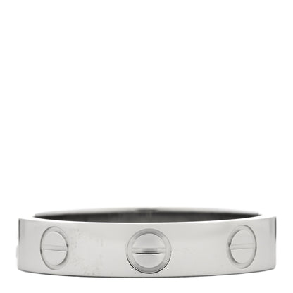Cartier Platinum 3.5mm LOVE Wedding Band Ring 49 4.75 2 of 3