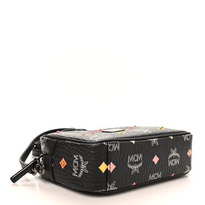 MCM Skyoptic Visetos Spectrum Diamond Camera Bag Black 4 of 9