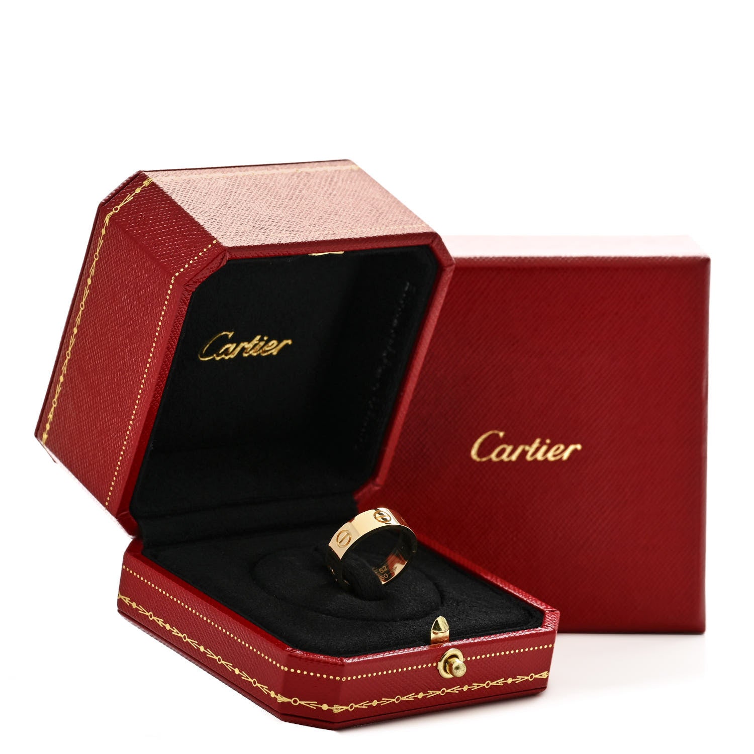 Cartier 18K Yellow Gold 5.5mm LOVE Ring 52 6 5 of 5