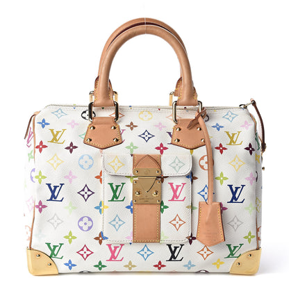 Louis Vuitton Monogram Multicolor Speedy 30 White 1 of 12