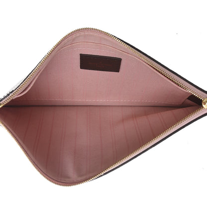 Louis Vuitton Damier Ebene Neverfull MM GM Pochette Rose Ballerine 5 of 9