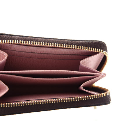 Louis Vuitton Damier Ebene Zippy Coin Purse Rose Ballerine 5 of 8