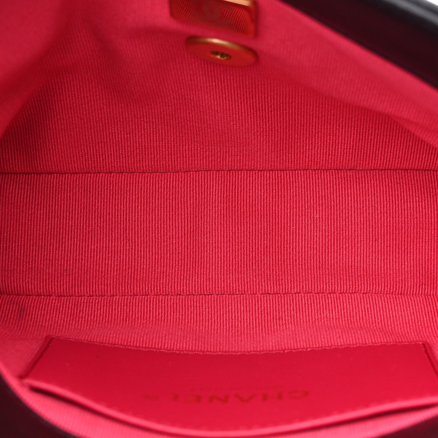 Chanel Lambskin Plexiglass Quilted Coco Love Mini Flap Black 5 of 11