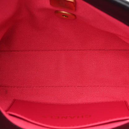 Chanel Lambskin Plexiglass Quilted Coco Love Mini Flap Black 5 of 11