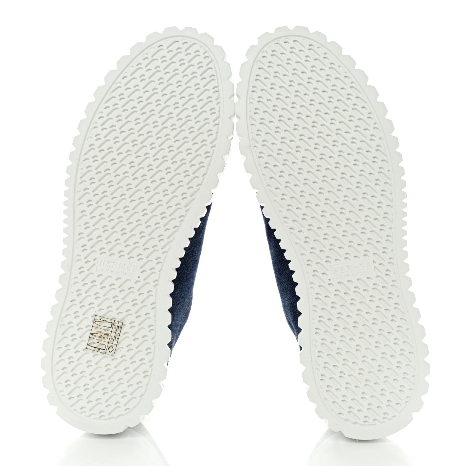 Hermes Denim Womens Cross Sneakers 36 Bleu 5 of 8