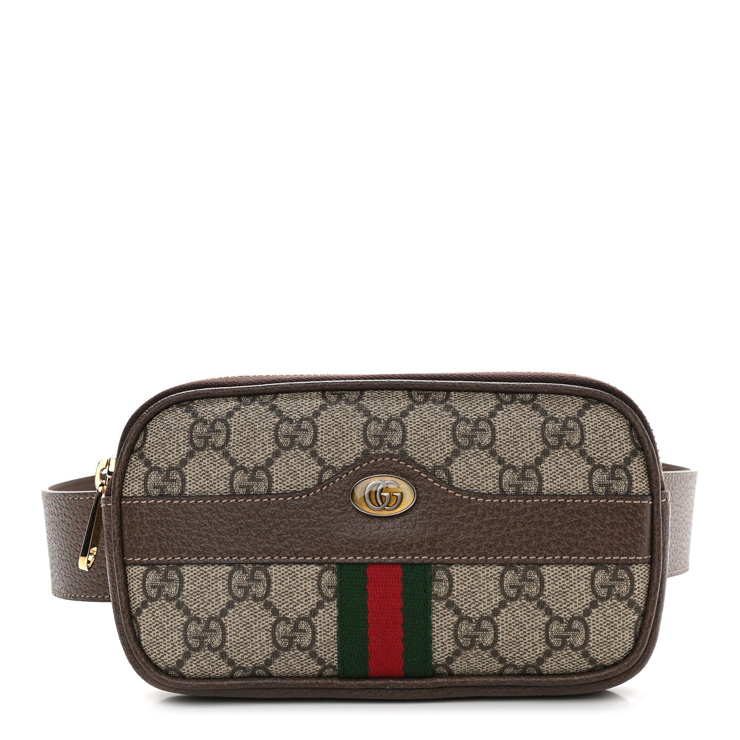 Gucci GG Supreme Monogram Ophidia Belted iPhone Case 75 30 Dark Brown 1 of 9