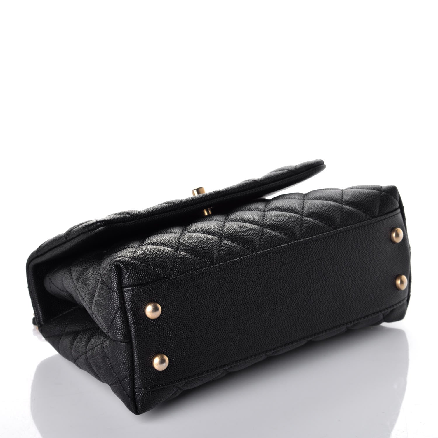 Chanel Caviar Quilted Mini Coco Handle Flap Black 5 of 11