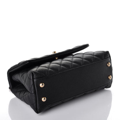 Chanel Caviar Quilted Mini Coco Handle Flap Black 5 of 11