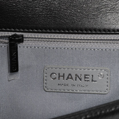 Chanel Calfskin Quilted Large Boy Flap Black 7 of 10