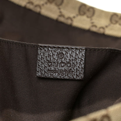 Gucci GG Monogram Medium Web Handle Vertical Tote Dark Brown 8 of 9