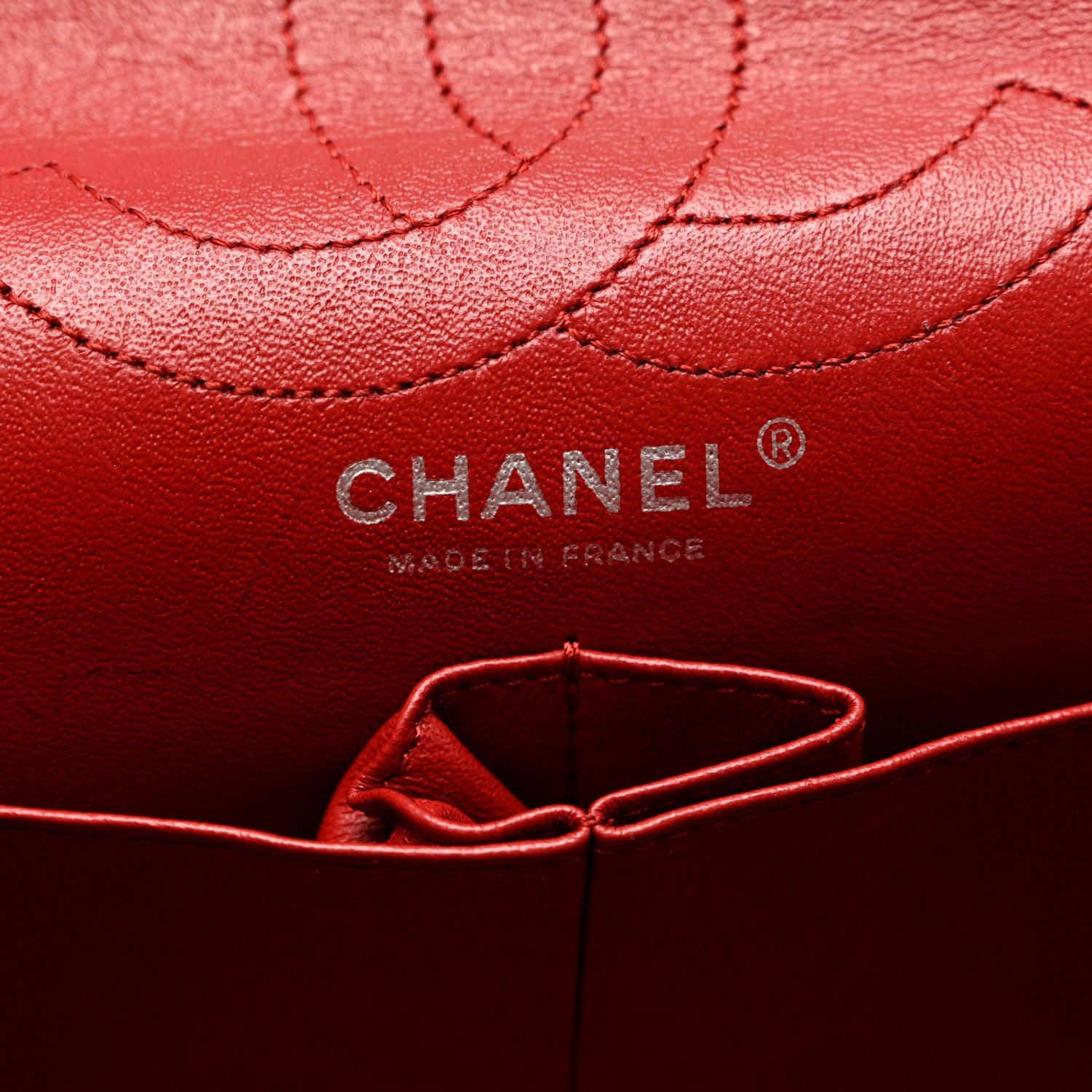 Chanel Aged Calfskin Quilted 2.55 Reissue 226 Flap Red 6 of 9
